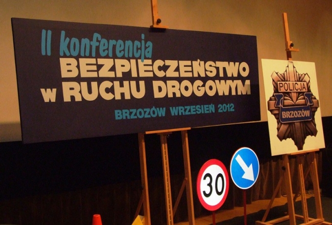 II Konferencja brzozowskiej Policji &quot;Bezpieczeństwo w Ruchu Drogowym&quot;