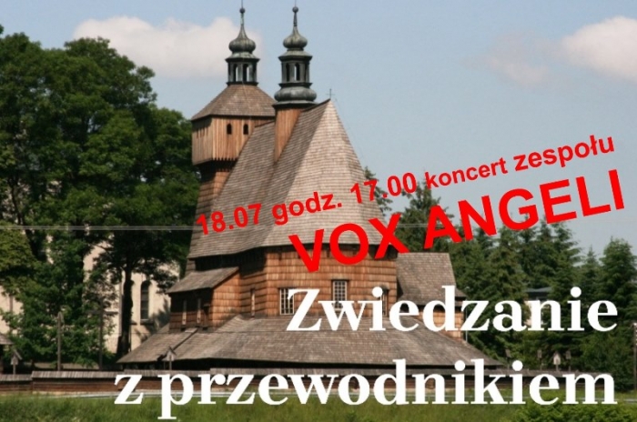 Vox Angeli - koncert w drewnianym kościółku w Haczowie