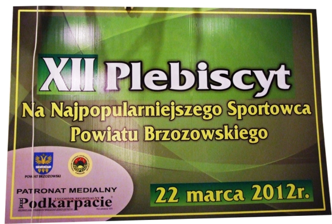 XII plebiscyt na najpopularniejszego sportowca powiatu brzozowskiego w 2011 r.