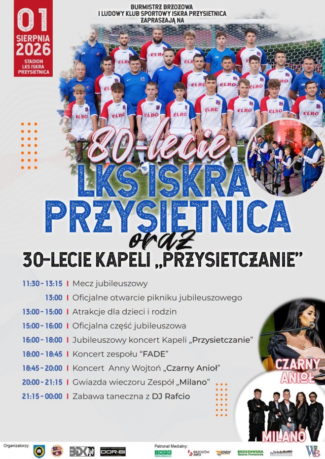 80-lecie LKS Iskra Przysietnica oraz 30-lecie kapeli "Przysietczanie"