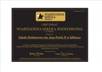 Szkoła Podstawowa w Jabłonce - „Wiarygodną Szkołą”