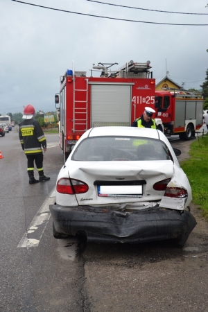 Zdarzenie drogowe w Grabownicy Starzeńskiej