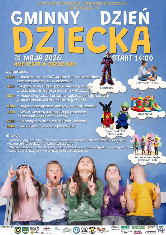 Dzień Dziecka w brzozowskim amfiteatrze!