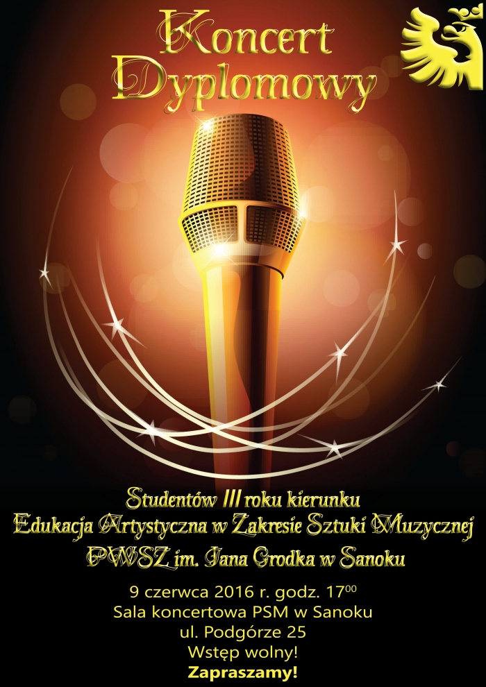 Koncert dyplomowy studentów Zakładu Edukacji Artystycznej w zakresie Sztuki Muzycznej