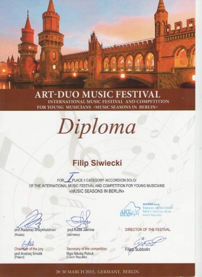 Filip Siwiecki zwycięża w Berlinie