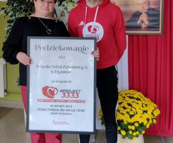 18. edycja akcji "ŚWIATEŁKO PAMIĘCI DLA ŁYCZAKOWA" w dynowskim ZSzZ