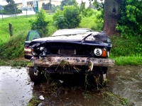 Poprowadził „brawurowo” BMW do rowu