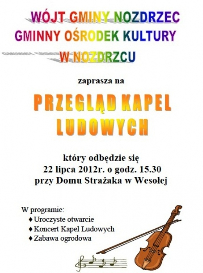 Przegląd Kapel Ludowych - Wesoła 2012