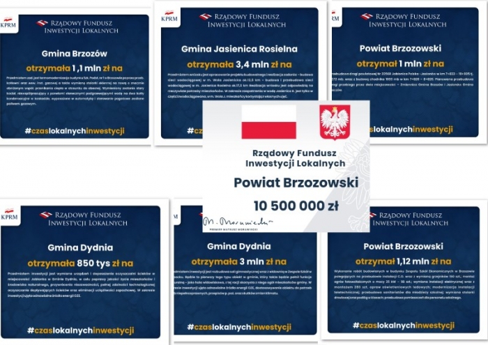 Rządowy Fundusz Inicjatyw Lokalnych w powiecie brzozowskim