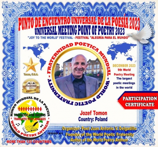 Józef Tomoń – poeta profesjonalny