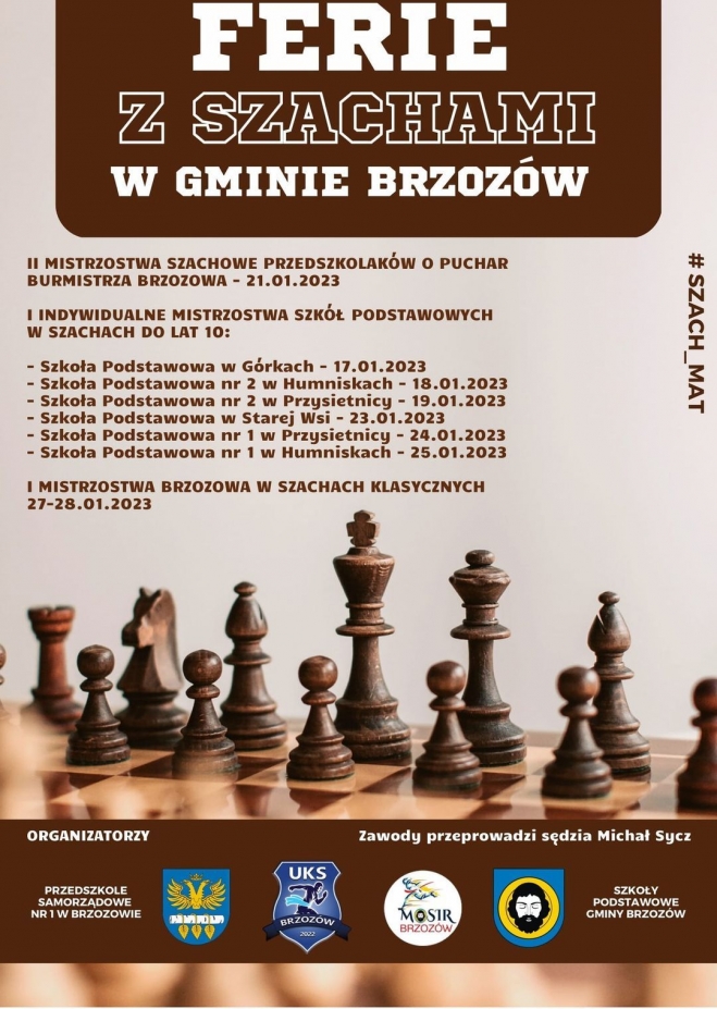 Ferie z szachami w gminie Brzozów