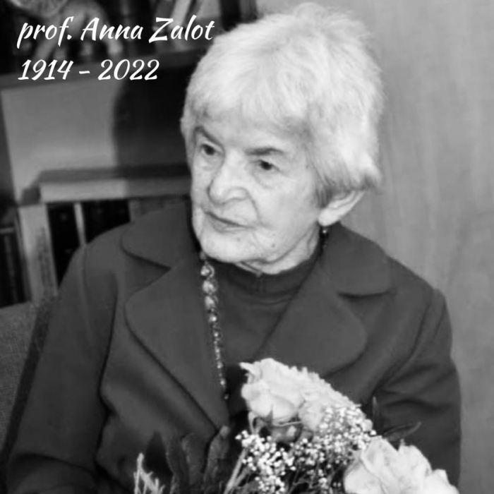 Zmarła Pani Profesor Anna Zalot