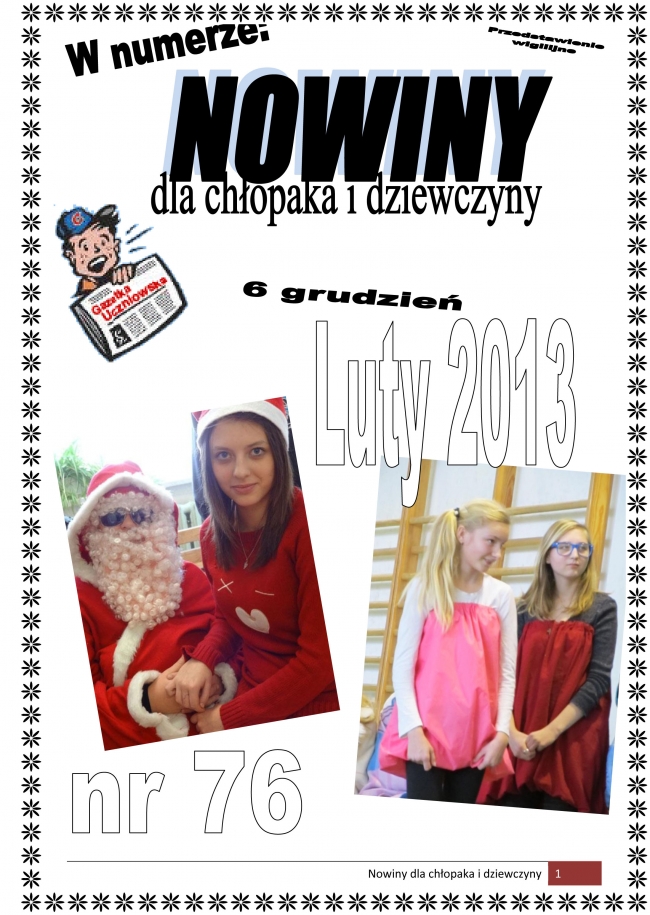 Nowiny dla chłopaka i dziewczyny nr. 76