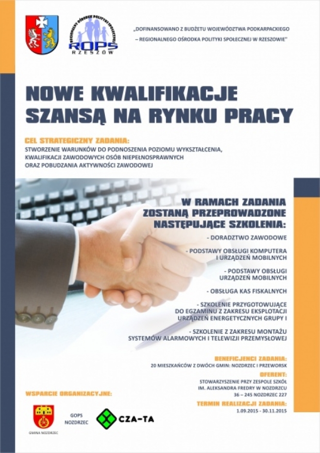 Nowe kwalifikacje, nowe szanse...