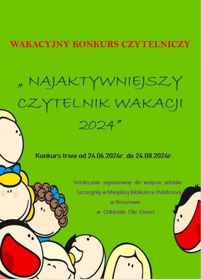 Najaktywniejszy czytelnik wakacji