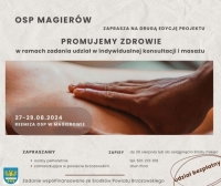 OSP Magierów. Promują zdrowie...