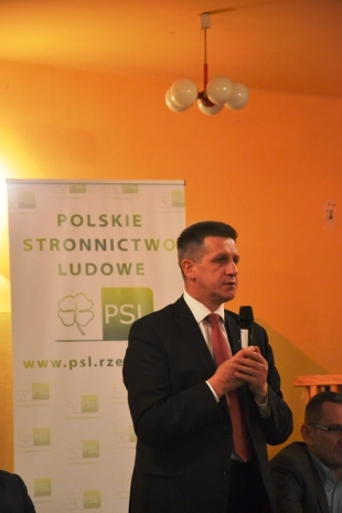 Poseł Jan Bury i władze podkarpackiego PSL na spotkaniu z mieszkańcami Grabownicy Starzeńskiej