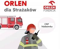 Orlen - dla OSP w Malinówce