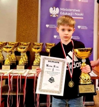 Kacper Folta - Mistrzem Polski w szachach