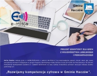 Rozwijamy kompetencje cyfrowe w Gminie Haczów